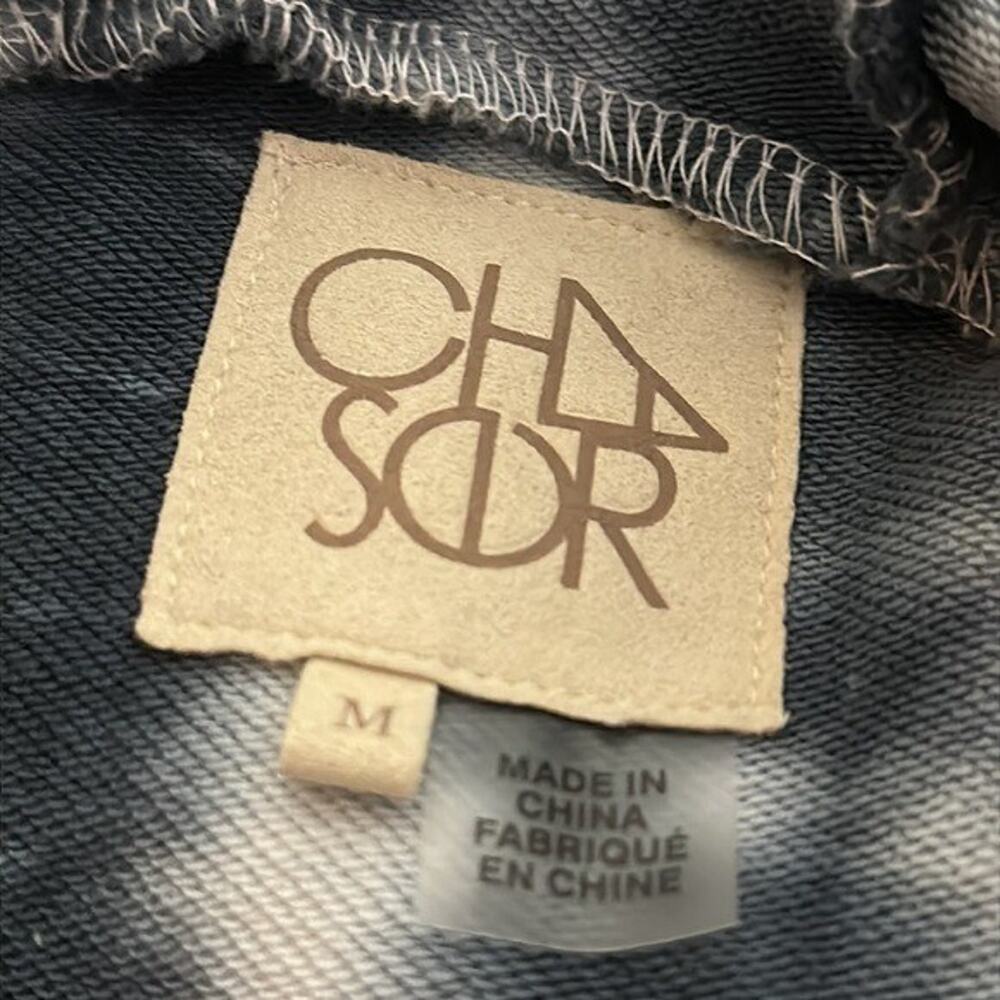 Chaser Sweatshirt Womens‎ Medium Blue Tie Dye Pull Over Oversized Hooded Sorona - Picture 9 of 11